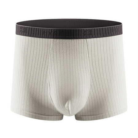 

Mens Underwear Briefs Cotton Boxer Shorts Breathable Comfortable Mid Waist Solid Colour Boxer Shorts