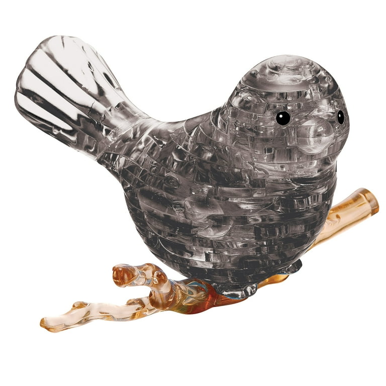 Bird Original 3D Crystal Puzzle from BePuzzled, Ages 12 and