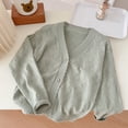 thumbnail image 6 of AherBiu Toddler Girls Clothes Long Sleeve Cardigans for Little Girl Button Down Open Front Eyelet Hole Tops, 6 of 6