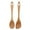 Orange, variant on Dayesque 2-Piece Wooden Kitchen Utensils Set with Salad Spoons for Cooking, Serving, Stirring, and Mixing - Ideal for Home and Restaurant Use
