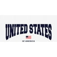 thumbnail image 2 of American United States Of America Flag Men's White Crew Neck Short Sleeve Tee-Medium, 2 of 2