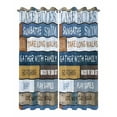 thumbnail image 2 of nqOlkjepod Outdoor Curtains for Patio Waterproof, Lake Farmhouse Outdoor Privacy Panels Grommet, Vintage Wood Grain Country Pastoral Blackout Outside Curtains for Porch/Cabana 54"x95", 2 Panels, 2 of 8