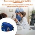 thumbnail image 2 of Gourd Caps Nurse Durability Pure Color Button Professional Hats Sweatband Assorted Colors Tie Back Work Uniform Operating Hats L21, 2 of 7