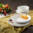 thumbnail image 3 of Sango Kaya 16-Piece Stoneware Dinnerware Set With Round, White, 3 of 9