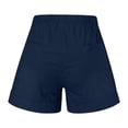 thumbnail image 6 of Shorts for Women 2026 Summer Elastic High Waist Drawstring Relaxed Fit Casual Shorts with Pockets, 6 of 6