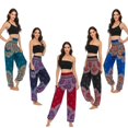 thumbnail image 4 of Pantalones informales de verano para Mujer, pantalón de chándal holgado, de cintura alta, estilo bohemio, 4 of 4