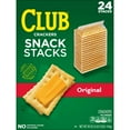 Club Crackers Snack Stacks 2.08 oz (24 Pack), With Olive White Bowl By OMA