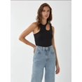 thumbnail image 5 of Asymmetrical Collar Crop Top, 5 of 8