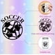thumbnail image 3 of 12 siluetas de fútbol para decorar tarros de cristal, de cartón cortado con láser, para trofeos de fútbol, ​​recortes de amor para álbumes de recortes, troqueles de PVC., 3 of 9