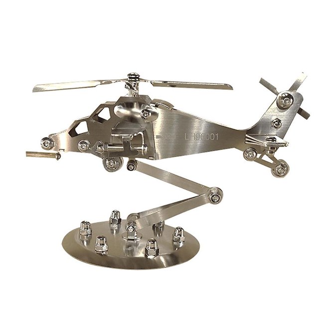 Modelo de avión de combate Wz-10 de Metal, modelo de helicóptero, manualidades, gran regalo de cumpleaños