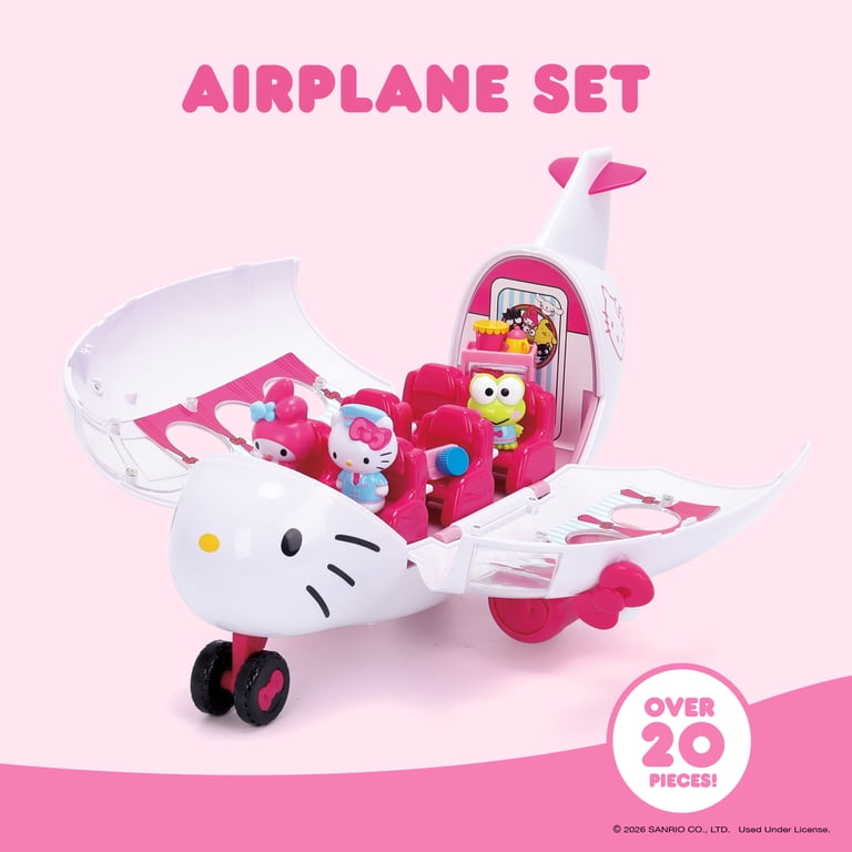 Jada Sanrio Hello Kitty and Friends – Hello Kitty Airline Play Set