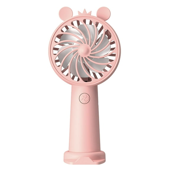 Dopebox Pocket Fans Foldable Mini Fan, Portable Hand Fan, Portable Personal Fan, Camping Fan Usb Rechargeable, for Travel (Pink)