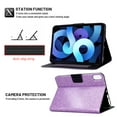 thumbnail image 5 of ELEHOLD Folio Case for Apple iPad 10th Generation, Glitter Folio Stand Smart Cover Auto Wake/Sleep PU Leather Protective Case for iPad 10.9 inch 2022,Purple, 5 of 7