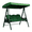 Green, variant on XIBUFE 2026 New 3 Seat Patio Swing Bed Adjustable Canopy Garden Swing Convertible Outdoor Porch Swing Outdoor Swings for Adults for Backyard, Patio, Garden, Porch