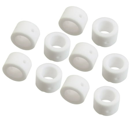 Unique Bargains 40A Air Plasma Cutter Cutting Tip Ceramic Nozzles Parts 10pcs