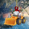thumbnail image 4 of PENGXIANG Christmas Pendant Cartoon Vehicles Design Weather Proof Wooden Hanging Cars Pendant for Fireplace, 4 of 9