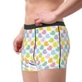 thumbnail image 2 of Yiaed Colorful Rubber Duck Print Men's Soft Cotton Boxer Shorts Breathable Boxers Underwear Moisture-Wicking Underwear Stretch Boxer Briefs for Man-Medium, 2 of 5