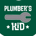 thumbnail image 4 of Inktastic Plumbers Kid Boys or Girls Baby Bib, 4 of 4