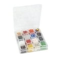 thumbnail image 2 of Everything Mary Craft Organizer with 16 Stackable Clear Jars – Bead & Craft Storage Container for DIY Projects, 2 of 6