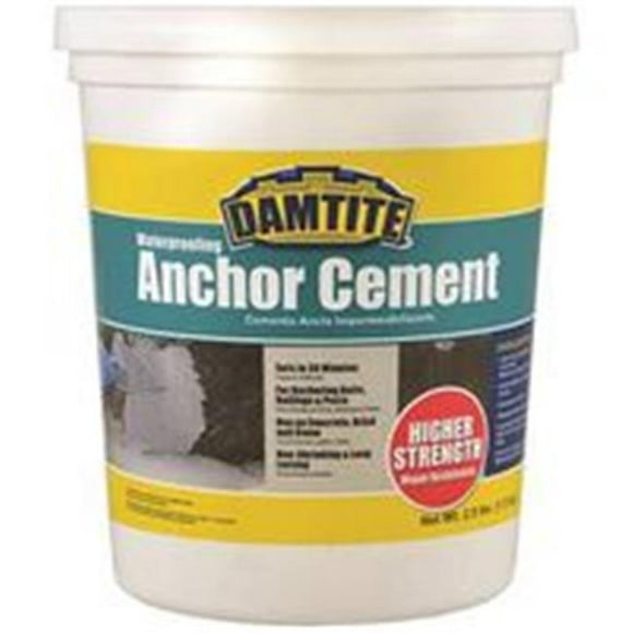 Damtite 08031 Ciment d'Ancrage Gris, Seau de 2,5 lb