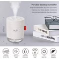thumbnail image 5 of Humidificateur USB 500 ml, mini humidificateur d'air à ultrasons, humidificateur d'ambiance ultra silencieux de 20 dB - jusqu'à 10 à 15 heures de fonctionnement continu, 5 of 5