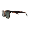 thumbnail image 4 of Womens Boyish Horn Rim Retro Fashion Sunglasses Tortoise Green, 4 of 4