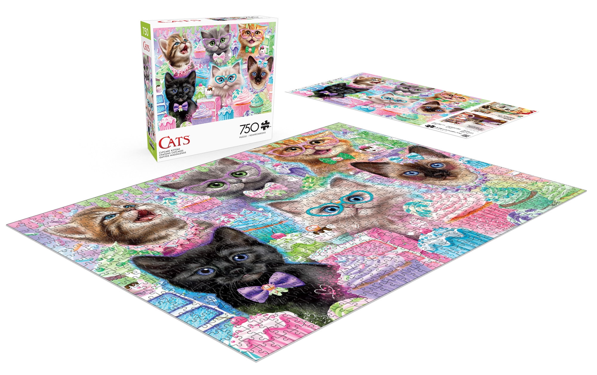 Buffalo Games Cupcake Kittens 750-Piece Interlocking Jigsaw Puzzle for Adults Ages 14+
