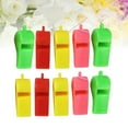 thumbnail image 4 of KAKOWELY 10 silbatos de plástico para fiestas con cordón (color aleatorio), 4 of 4