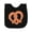AB-Black, variant on Inktastic Heart-shaped Pretzel Newborn Bib