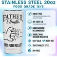 thumbnail image 4 of Dad Tumbler Dad Gifts From Daughter Father & Daughter Best Friend For Life Tumblers 20oz Stainless Steel Insulated Cup with Lid Dads Gift For Fathers Day Birthday Christmas, 4 of 6