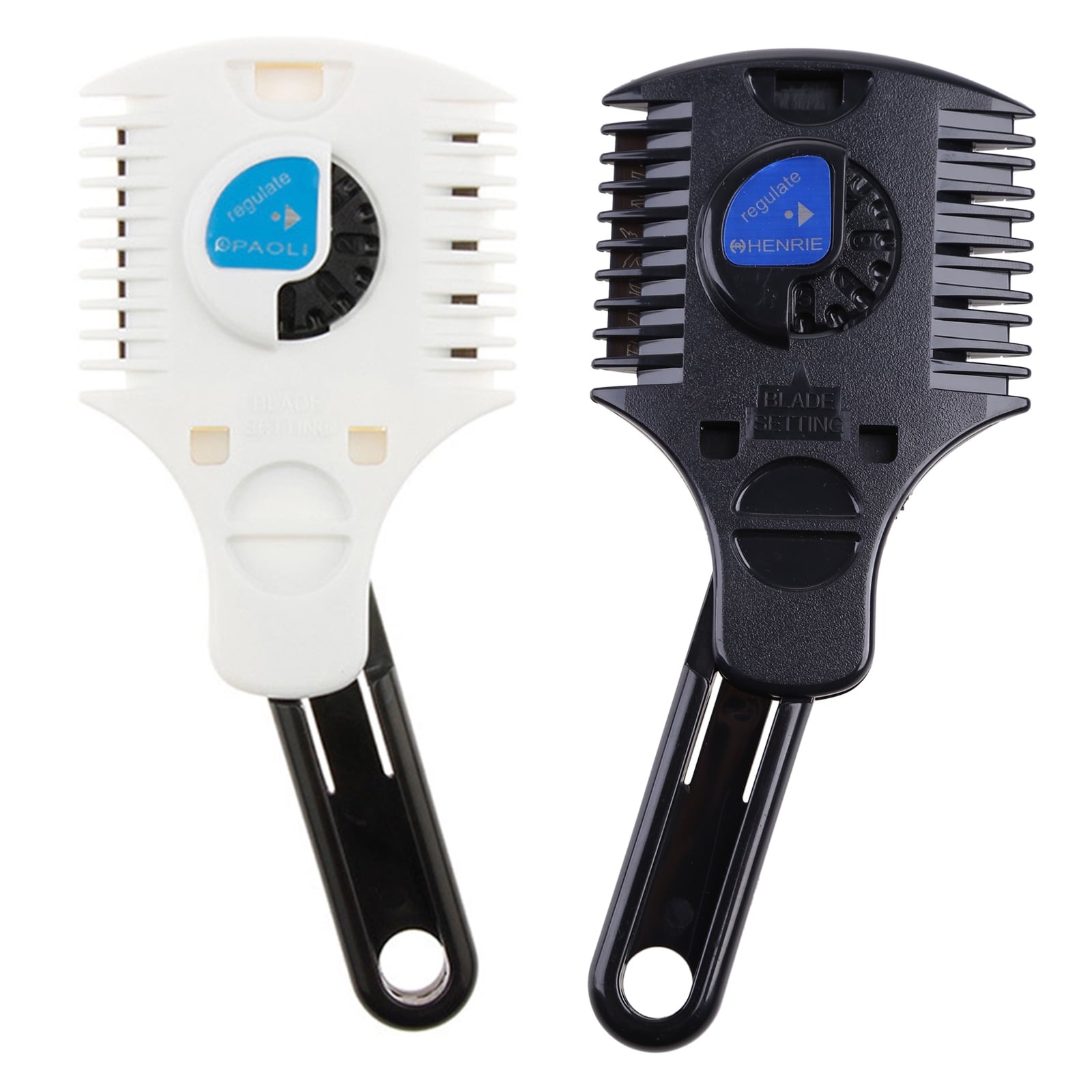 AOOOWER Double Side Hair Razor Comb Adjustable Thinning Comb Haircut Scissors Razor Plastic Hair Comb Cutter Trimmer for Men Boys and Home Use Barber Hairstylist Accessories AOOOWER Double Side Hair Razor Comb Adjustable Thinning Comb Haircut Scissors Razor Plastic Hair Comb Cutter Trimmer for Men Boys and Home Use Barber Hairstylist Accessories