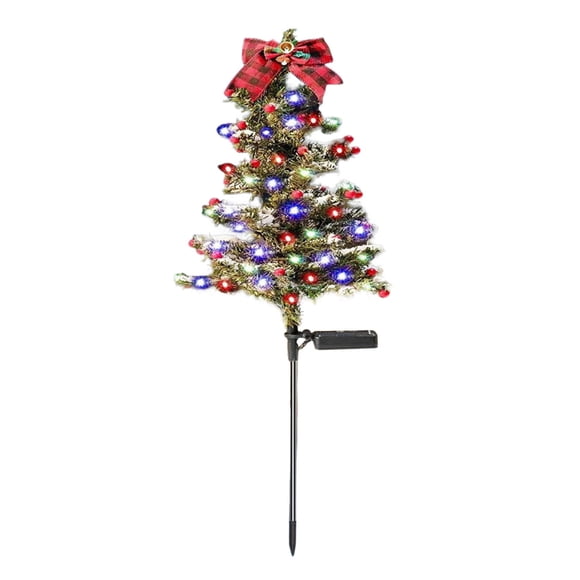 Solar Powered Outdoor Christmas Tree Lights Energy Efficient Holiday Decorations Auto on/Off Design Sprinkler For Kids Pad Smart Light Bulbs That Work With 110-220 Outdoor Garden Lights For Star