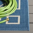 thumbnail image 4 of SAFAVIEH Courtyard Abagail Bordered Indoor/Outdoor Area Rug, Blue/Light Beige, 6'7" x 9'6", 4 of 12