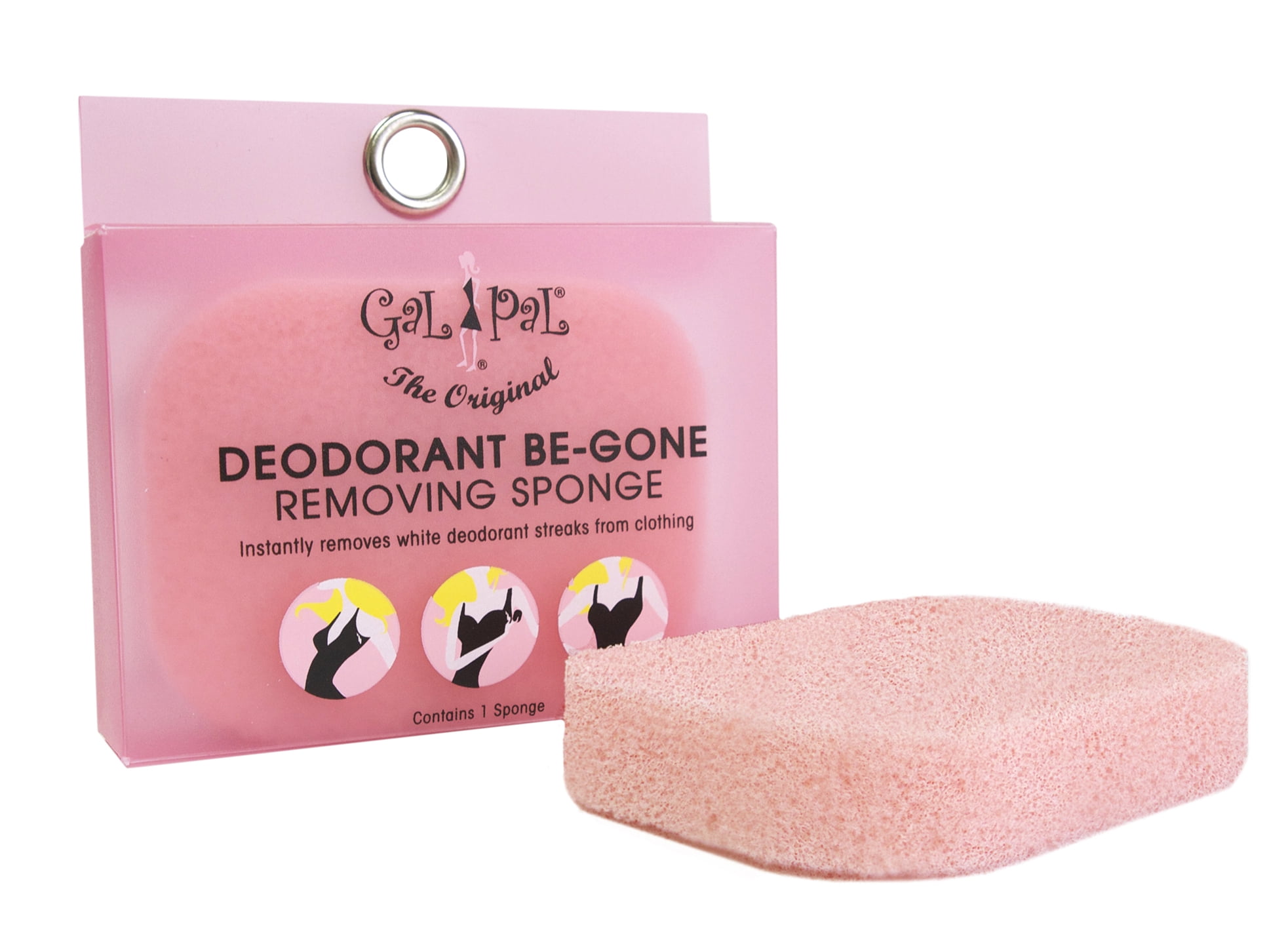 Gal Pal Deodorant Be Gone Remover Sponge