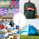 thumbnail image 4 of Ganchos giratorios para colgar de plástico ecológico para viajes, resistentes y duraderos para todas sus necesidades de colgado, diseño versátil y que ahorra espacio para cada espacio (20 piezas), 4 of 6