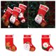 thumbnail image 3 of Worallymy Navidad Santa muñeco de nieve calcetín lujo Cady saco regalo caramelo colgante bolsa Navidad dibujos animados Hotel decoración del hogar Worallymy JD735806495, 3 of 7
