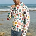 thumbnail image 7 of Fishing Shirts for Men Long Sleeve UV Sun Protection Thumb Holes Hoodie for Swimming Running Hiking Boating, 7 of 7