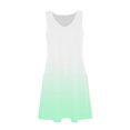 thumbnail image 4 of Ovzne Robes d'Été pour Femmes 2025 Robe d'Été Femme Dégradé Imprimé Ample Sans Manches Col en V avec Poche Robe Femme Liquidation, 4 of 6