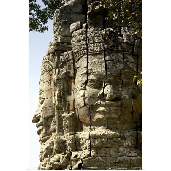 Great BIG Canvas | Rolled Scott Stulberg Poster Print entitled Ta Phrom temple, Angkor Wat temple, Cambodia