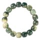 thumbnail image 1 of Pulsera unisex con forma de raíz de Bodhi, color verde natural, 11 x 12 mm, 1 of 1