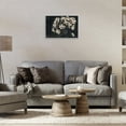 thumbnail image 3 of Stupell Industries Baby's Breath on Black Botanical & Floral Painting Gray Framed Art Print Wall Art, 24 x 16, 3 of 10
