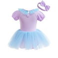 thumbnail image 2 of WIBACKER Infant Baby Girls Princess Romper Costume Onesie Fancy Dress Bodysuit with Headband Halloween Birthday Dresses, 2 of 9