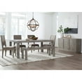 thumbnail image 4 of Modus Herringbone Solid Wood Dining Bench in Rustic Latte, 4 of 4