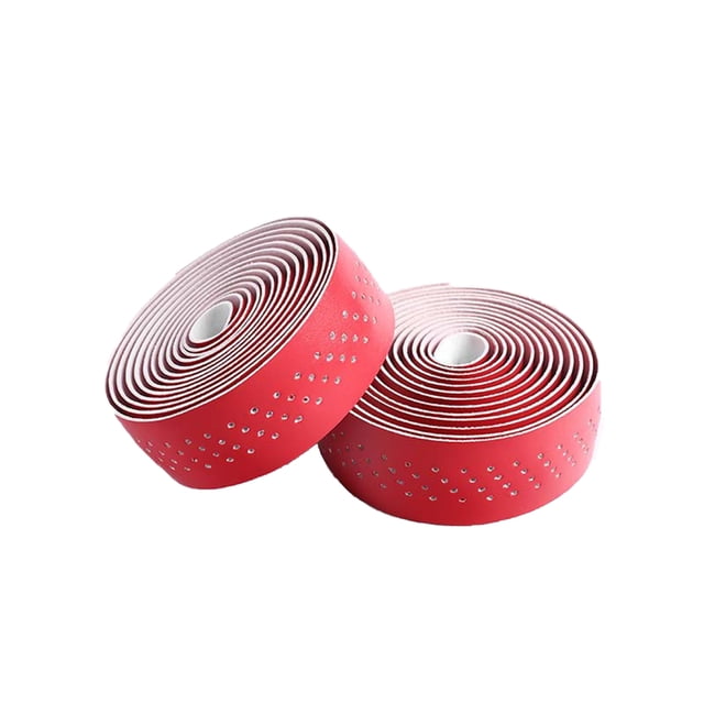 Sonducket Cinta de barra de 2 piezas, impermeable, práctica instalación, envoltura de amortiguación, exquisitos suministros funcionales para Ciclismo Rojo