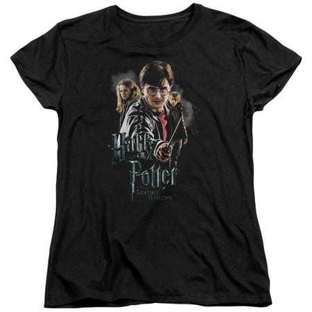 Harry Potter - Deathly Hollows Cast - Women's Short Sleeve Shirt - Medium