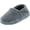Grey/Green, variant on Kids Felt Slip On Warm House Slippers