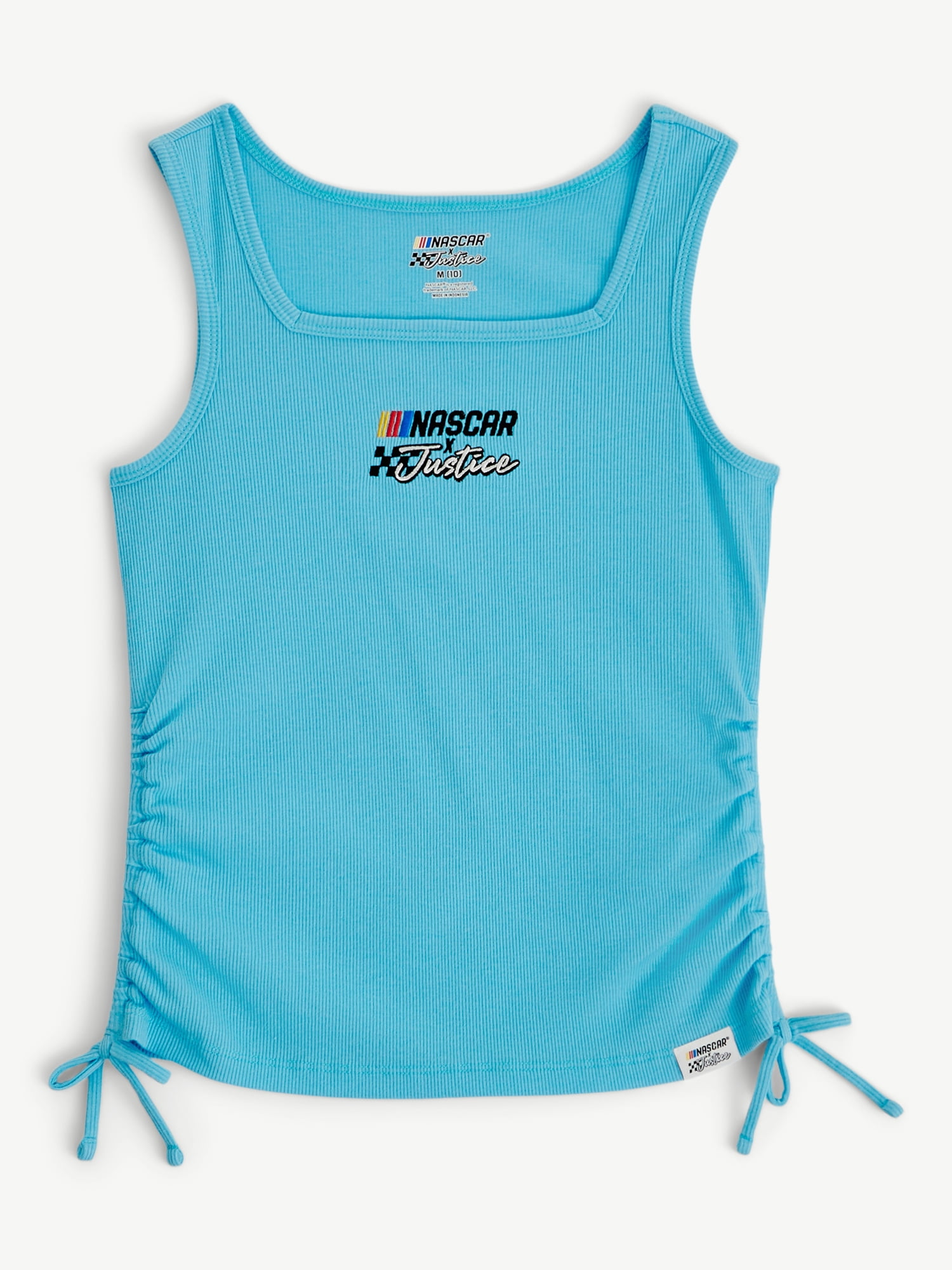 Justice Girl's NASCAR X Justice Collab Cinch Tank, Sizes XS - XLP