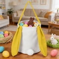 thumbnail image 2 of TanSiDing Easter Basket for Egg Hunt, Reusable Easter Egg Storage Bag, Durable Polyester Easter Bunny Gift Bag with Handle for Holiday Decorations and Party Favors, 2 of 6