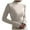 Beige, variant on Charella Women's Turtleneck Knitted Basic Shirt Casual Long Sleeve Slim Fitted Tops White,10