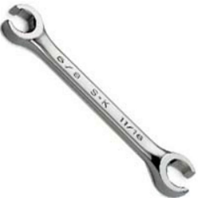 SK Hand Tool 8810 Regular Flare Nut Wrench, 10 x 12mm, Full Polished Finish